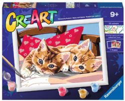 PEINTURE À NUMÉROS RAVENSBURGER - DOUX PETITS CHATONS